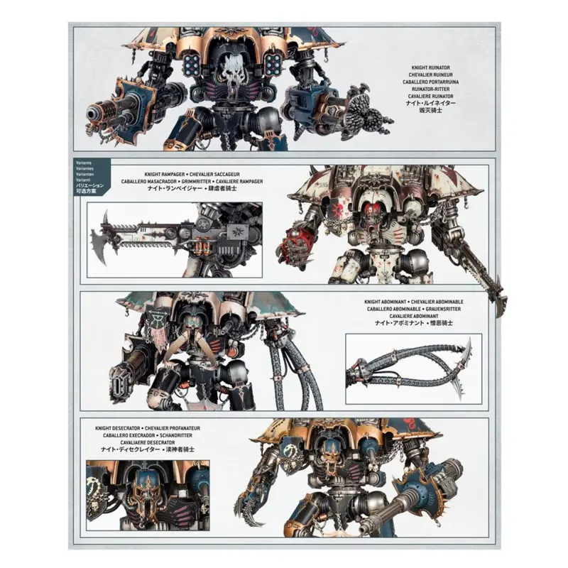 Knight ruinator, chaos knights, warhammer 40k, games workshop, model 43-102